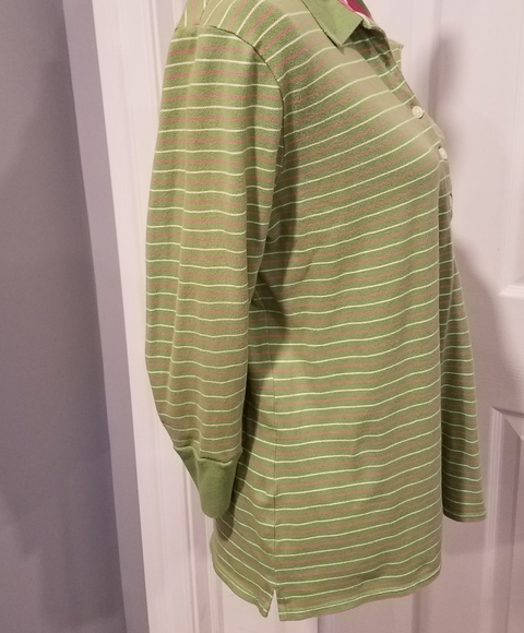 OLD NAVY LONG SLEEVED BUTTONDOWN GREEN SHIRT SZ XL - Picture 4 of 8